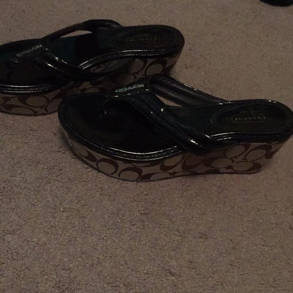 Coach wedge sandals - Picture 5 of 6